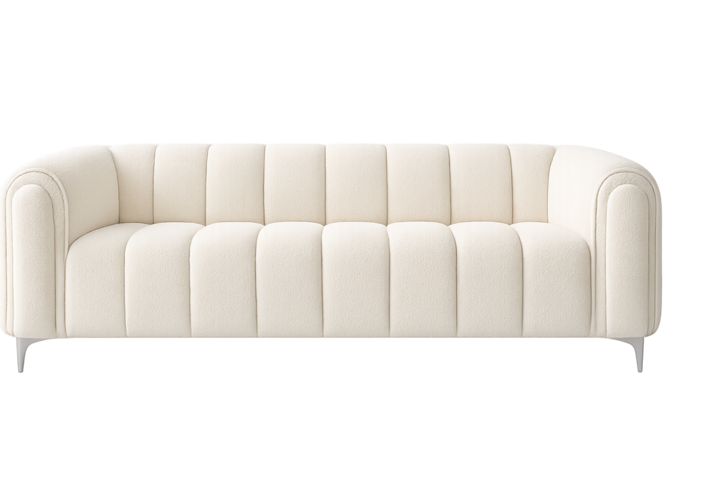 The Ivory Curve Sofa
